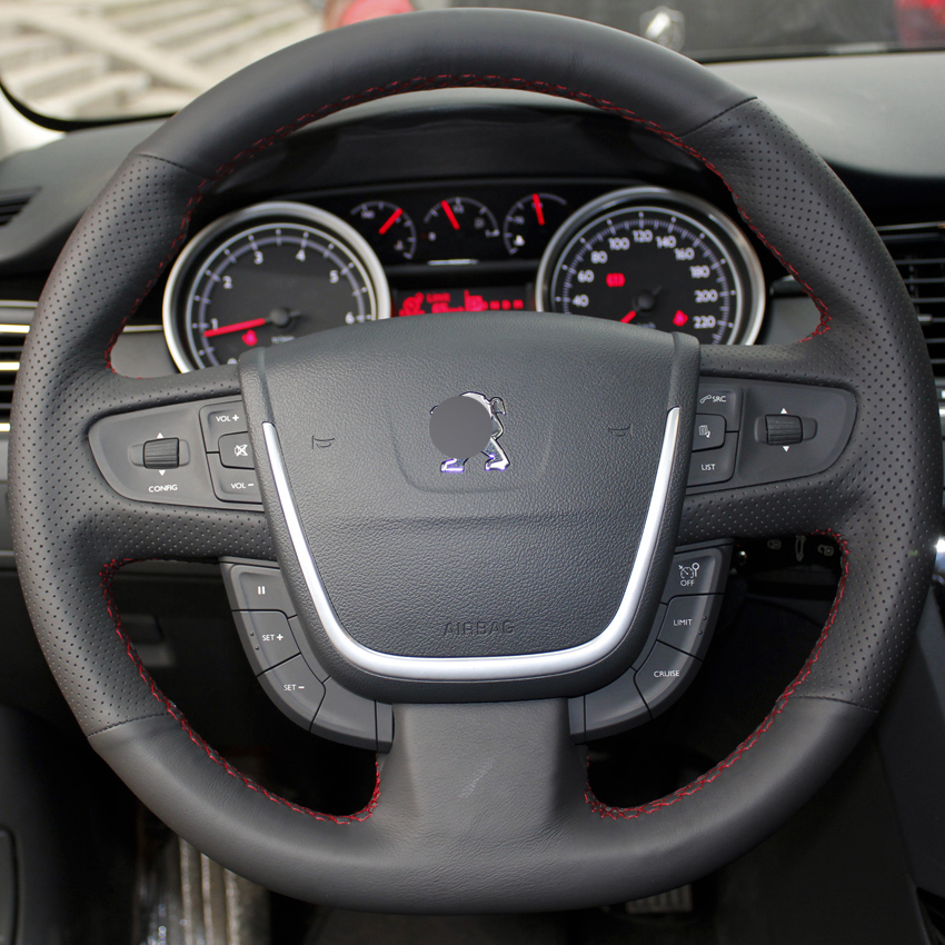 Steering wheel covers Case for PEUGEOT 508 Genuine leather DIY Car styling Wheel cover Hand sewing leather car covers
Steering wheel covers Case for PEUGEOT 508 Genuine leather DIY Car styling Wheel cover Hand sewing leather car covers