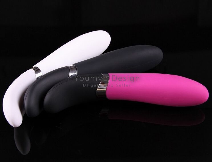 Rechargeable Vibrators Silica gel Massage rod Female masturbation device with 5 Vibration models Adult sex products JJD0008