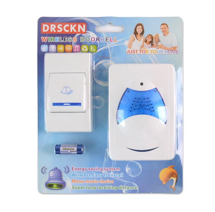 Wireless Door Bell Doorbells 16 Musics Wireless Remote Control Doorbell Remote control Chime 10sets/lot