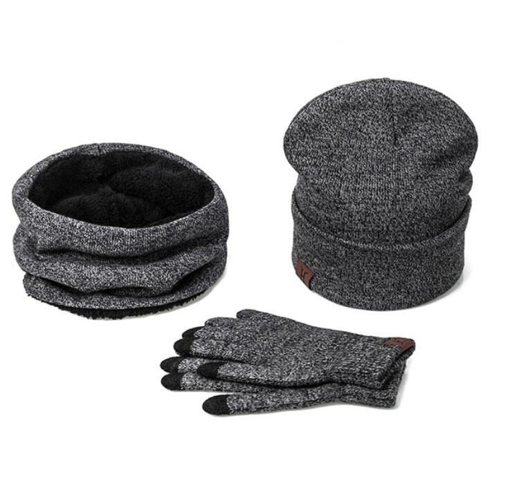 A Set Of Men Women Winter Hats Scarves Gloves Cotton Knitted Hat Scarf Set For Male Female Winter Accessories 3 Pieces Hat Scarf, Blue;gray
A Set Of Men Women Winter Hats Scarves Gloves Cotton Knitted Hat Scarf Set For Male Female Winter Accessories 3 Pieces Hat Scarf, Blue;gray