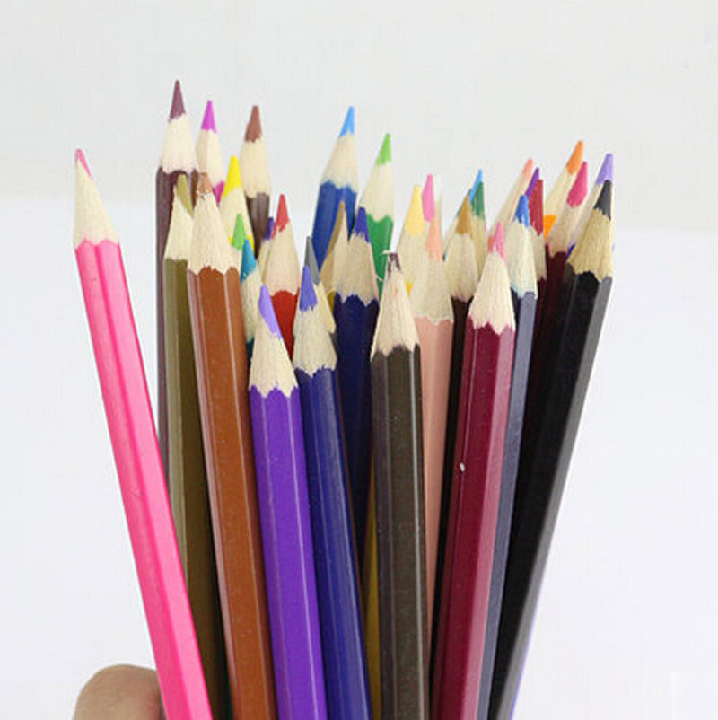 36 PCS/set wooden colored pencils for drawing Writing Sketch Painting Graffiti kids school supplies gift stationery 36 Colors in 1 Box