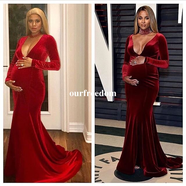 2019 New Sexy V Neck Velvet Prom Dresses Long Sleeve Mermaid Formal Occasion Evening Dresses pregnant woman Party Gown Custom Made Hot Sale, Light purple
2019 New Sexy V Neck Velvet Prom Dresses Long Sleeve Mermaid Formal Occasion Evening Dresses pregnant woman Party Gown Custom Made Hot Sale, Light purple