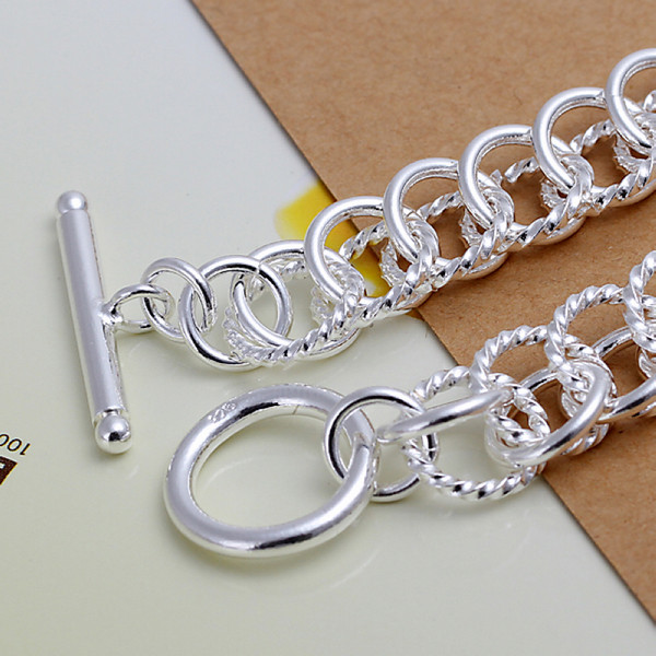 Hot sale best gift 925 silverCentipede TO bracelet DFMCH022,Brand new fashion 925 sterling silver plated Chain link bracelets high grade