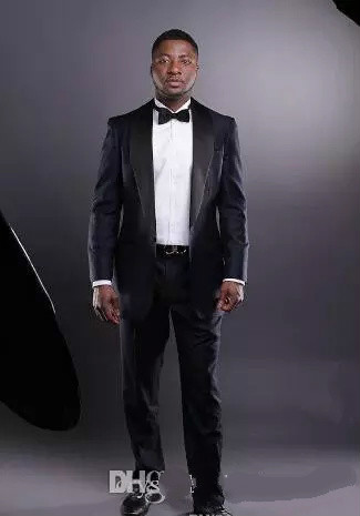 Custom Made Black Groom Tuxedos Men Suits Wedding Worn In James Bond Wedding Suit For Men Groom Evening Gown Party Wear (Jacket+Pants)