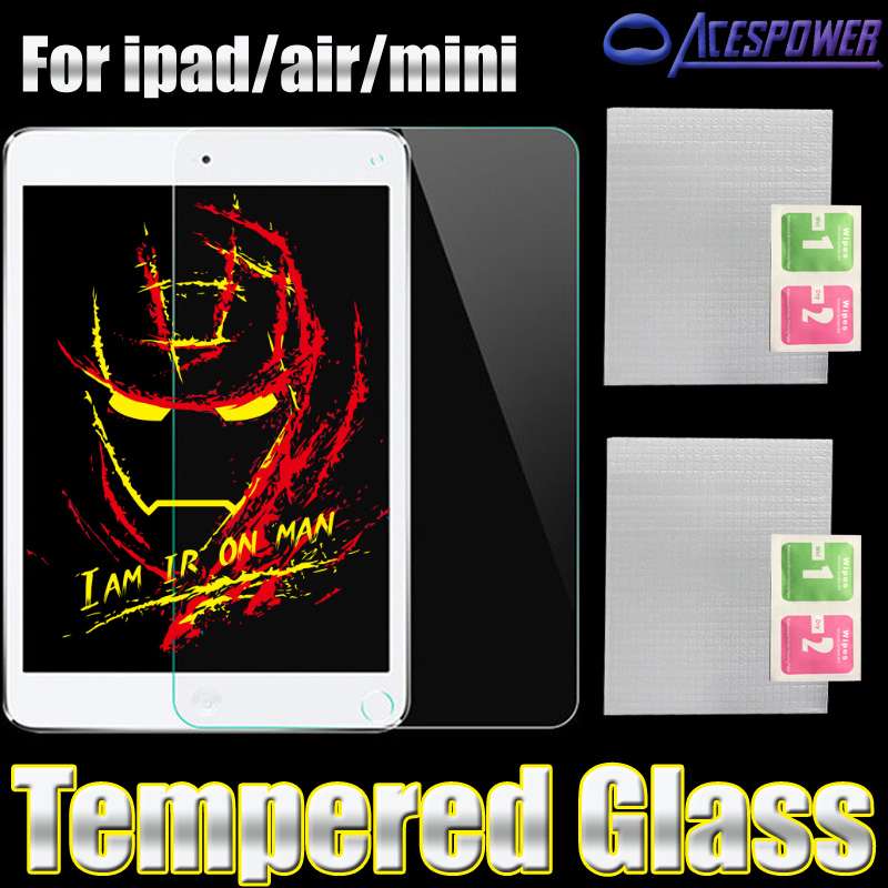 Tempered Glass 0.3MM Screen Protectors for Ipad Pro 12.9 inch Air 2 3 10.5 2019Mini 2 4 5 With Package