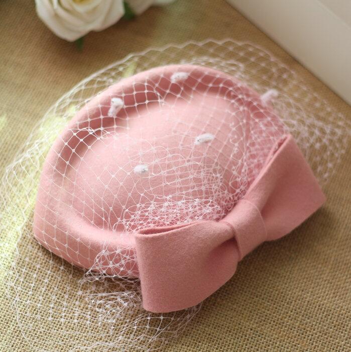 England ancient style hat female cap Small pure wool hat bride headdress autumn and winter hat free shipping HT22