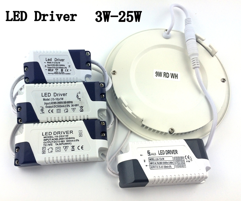 BSOD LED Driver 3W/4W/6W/9W /12W/15W/18W/24W Constant Current Adapter DC Connector Lighting Transformers for LED Pannel Light Downlight от DHgate WW