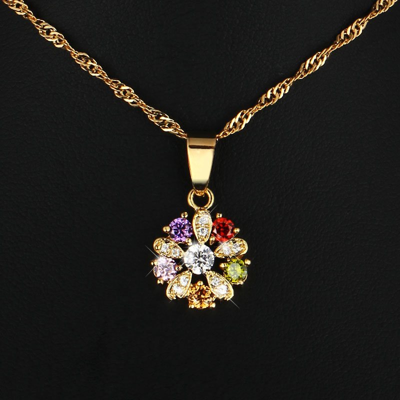 Fashion Flower Shape Necklaces & Pendants For Women 18K Gold Plated Zircon Pendant Necklace (Jewelora NE101158)
Fashion Flower Shape Necklaces & Pendants For Women 18K Gold Plated Zircon Pendant Necklace (Jewelora NE101158)
