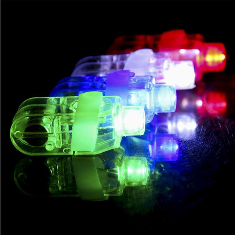 

LED Bright Finger beams Ring Lights Rave Party Glow LED fingers toys Finger Ring gifts Lights Glow Laser Finger Beams LED Flashing Ring