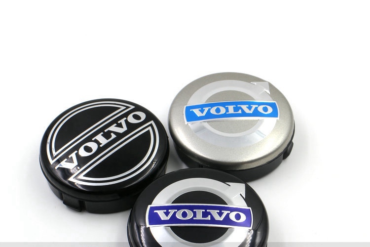 

3colors 4pcs 64mm volvo wheel center caps hub cover car emblem badge black/gray/BLUE C30 C70 S40 V50 S60 V60 V70 S80 XC90