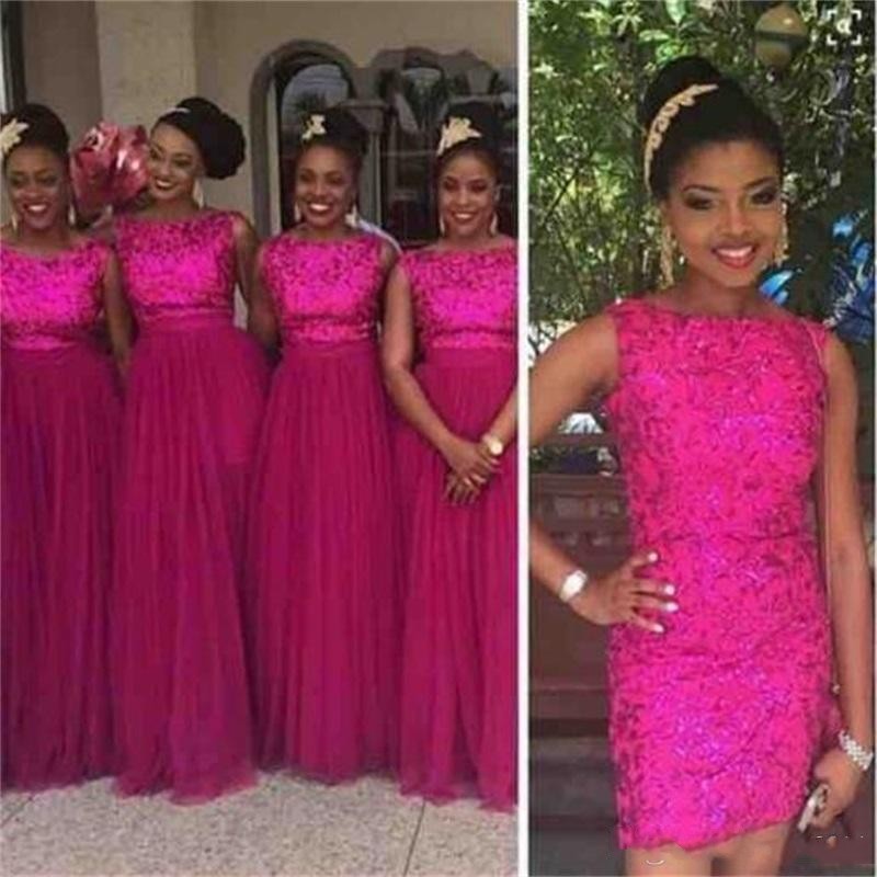 Bridesmaid Dresses 2018 For Wedding Jewel Neck Fuchsia Sequined Tulle Plus Size Wedding Guest Dress Floor Length Formal Maid of Honor Gowns
Bridesmaid Dresses 2018 For Wedding Jewel Neck Fuchsia Sequined Tulle Plus Size Wedding Guest Dress Floor Length Formal Maid of Honor Gowns
