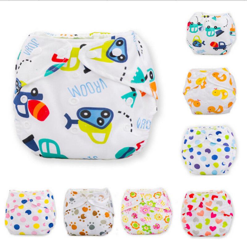 2015 New 10 Pcs+10 Inserts Adjustable Resuable Lot Baby Washable Cloth Diaper Nappies(Random Color)