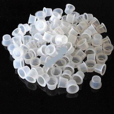 Wholesale 1000Pcs/lot 12MM medium size tattoo ink cup tattoo cap for complete tattoo kit tattoo machine needle free shipping