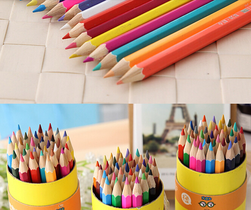 36 PCS/set wooden colored pencils for drawing Writing Sketch Painting Graffiti kids school supplies gift stationery 36 Colors in 1 Box