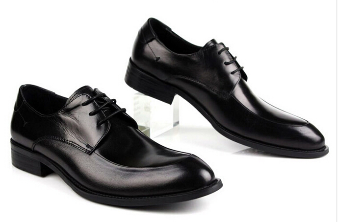 NEW Arrival Groom shoes Men's Fashion Shine leather shoes wedding dress shoes for men 2color