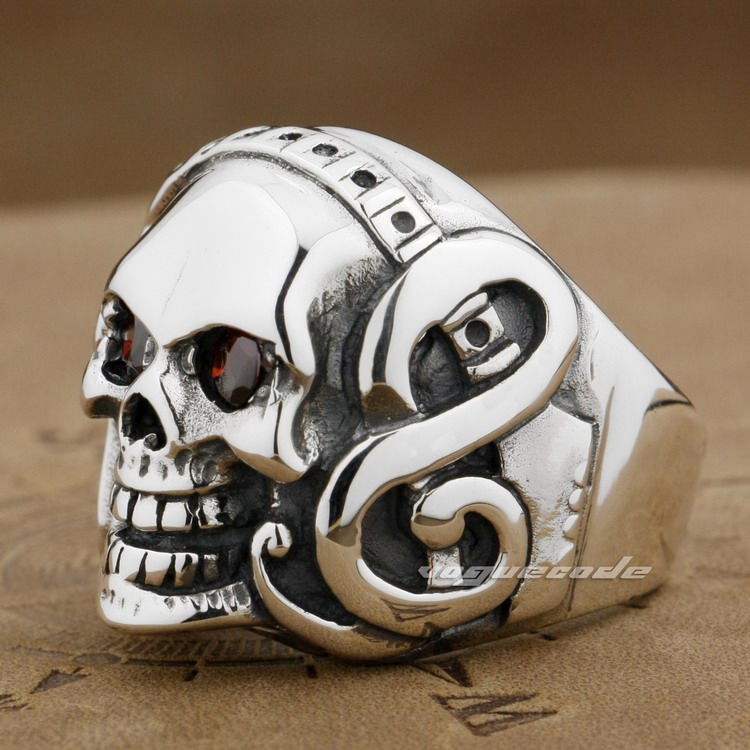Guitar Music Skull 925 Sterling Silver Ruby Eye Mens Ring 8V013A US Size 8~14 Free Shipping
Guitar Music Skull 925 Sterling Silver Ruby Eye Mens Ring 8V013A US Size 8~14 Free Shipping