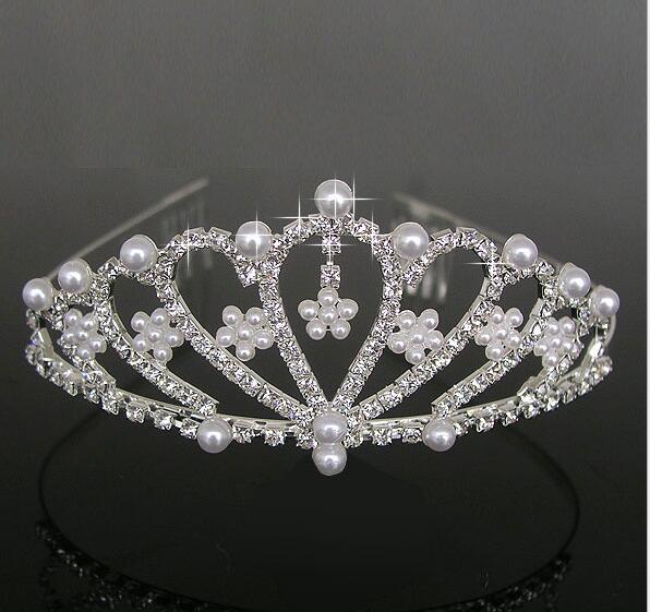 Bridal Jewelry sets wedding accessories chain crown three suits wedding tiara bridal necklace set necklace Beautiful Hair Accessories HT020