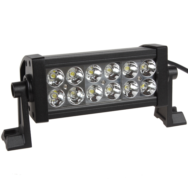 Wholesale-Hot ! 2520Lm 36W High-Power 12 x 3W Bead LEDs Adjustable Bracket Offroad LED Work Light Bar Lamp Spotlight Or Floodlight Wholesale-Hot ! 2520Lm 36W High-Power 12 x 3W Bead LEDs Adjustable Bracket Offroad LED Work Light Bar Lamp Spotlight Or Floodlight