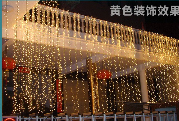 Christmas light wedding activity background layout window decoration products 8*4M water waterfall 1024led holiday lights series
Christmas light wedding activity background layout window decoration products 8*4M water waterfall 1024led holiday lights series