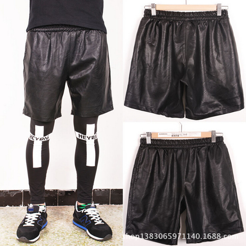 Wholesale-Free Shipping New Hip Hop Shorts Board Men PU Leather Sport Short Pants Mens Shorts Casual Masculino Beach Shorts, Picture color
Wholesale-Free Shipping New Hip Hop Shorts Board Men PU Leather Sport Short Pants Mens Shorts Casual Masculino Beach Shorts, Picture color