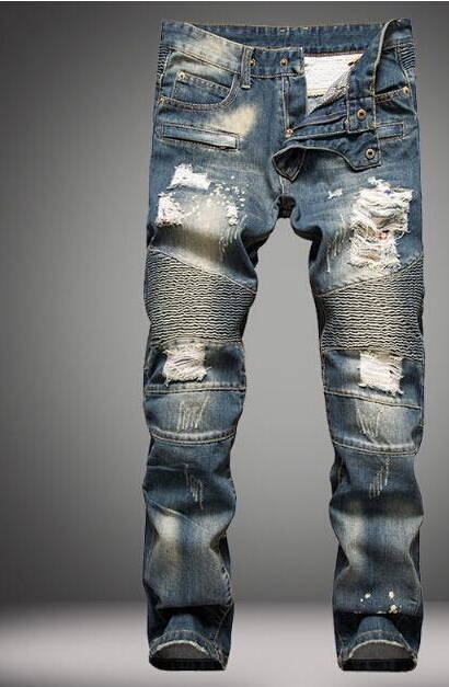 Fashion New Men Jeans Cool Mens Distressed Ripped Jeans Fashion Designer Straight Motorcycle Biker Jeans Causal Denim Pants Streetwear Style
Fashion New Men Jeans Cool Mens Distressed Ripped Jeans Fashion Designer Straight Motorcycle Biker Jeans Causal Denim Pants Streetwear Style