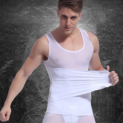 Wholesale-Free Shipping & Drop Shipping New Men Body Shaper Male Girdle Corset Compression Vest Shapewear Underwear M L HOT