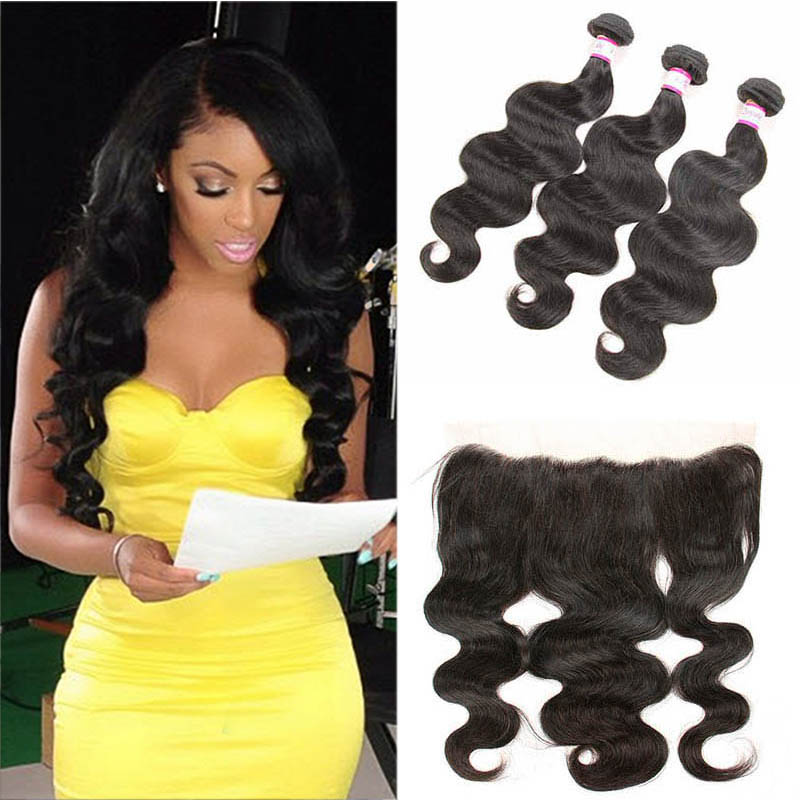 Brazilian Body Wave Hair Weave Bundles with 13x4 Top Lace Frontal Closure Wet and Soft Remy Human Hair Extensions Wholesale Price, Natural color
Brazilian Body Wave Hair Weave Bundles with 13x4 Top Lace Frontal Closure Wet and Soft Remy Human Hair Extensions Wholesale Price, Natural color