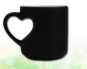 love cup Coffee Mug for lovers 350ML with red and white color ceramics coffee cup C01