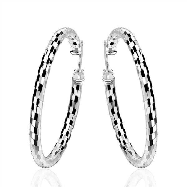 Brand new sterling silver plate Snakeskin ear ring DFMSE594,women's 925 silver Dangle Chandelier earrings 10 pairs a lot factory direct