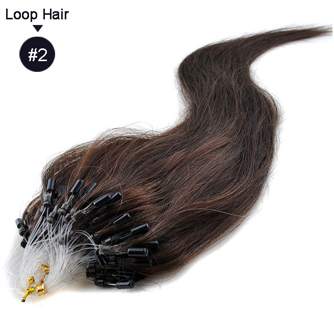 Free shipping Micro Loop Remy Extensions 18 20 22 24 Indian Virgin Straight Keratin Hair 100g/lot 1g/strand 13 Colors