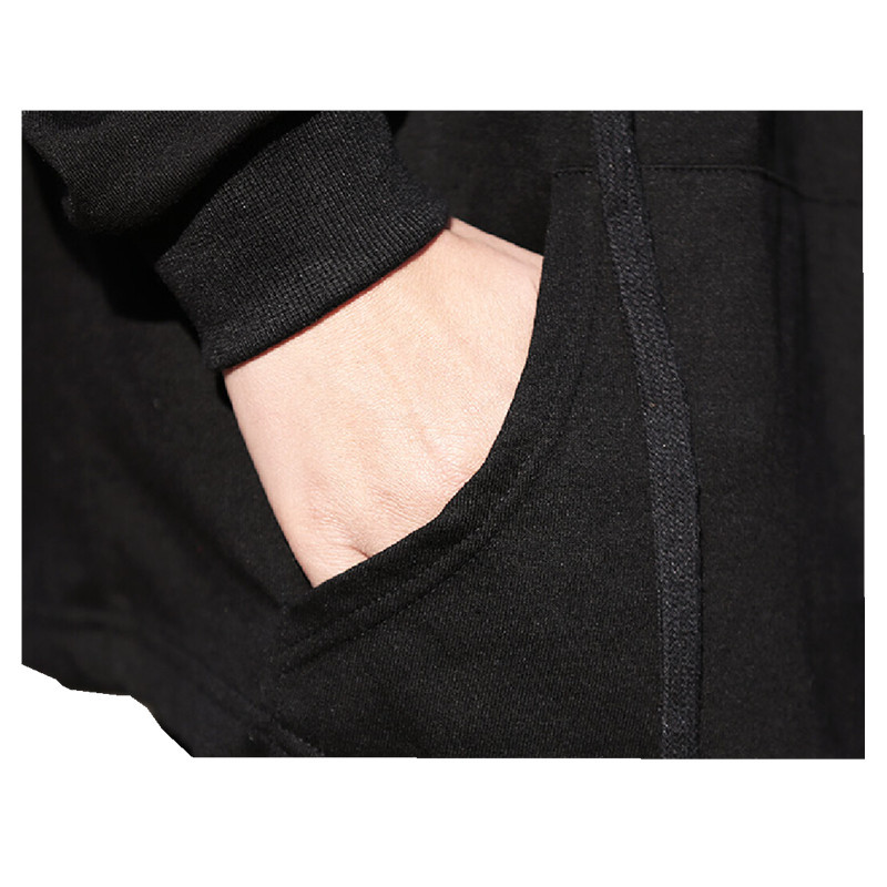 Europe&America style new hoody sweatshirts cloak long sleeves men Shawl outwear streetwear style hoody men's plus long hoodies for men for b