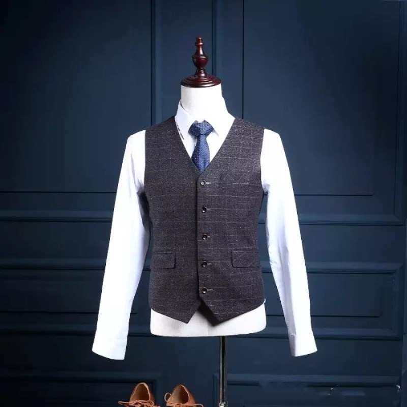 Handsome Custom Made Mens Suits Classic Fit Suit Formal Occasion Wear Mans Wedding Party Tuxedo Three Pieces (Coat+Pants+Vest) Groom Tuexdos