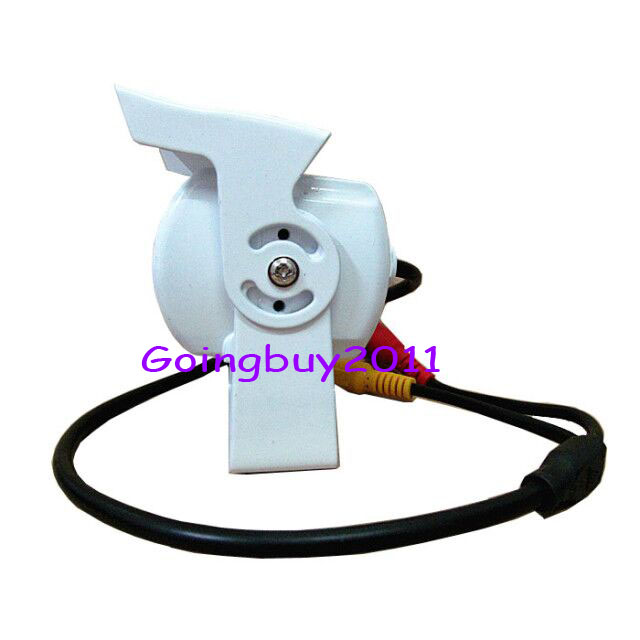 White 18 LED IR Reversing Camera Waterproof + 9" LCD Monitor Car Rear View Kit for Bus Truck 10m cable