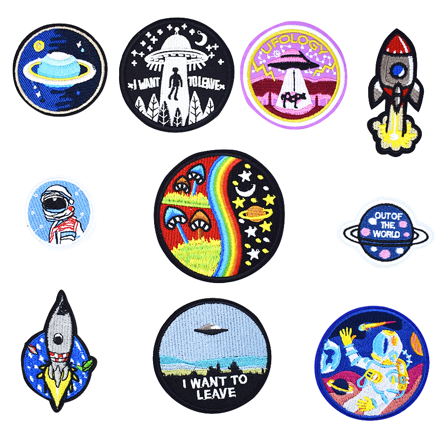 10 PCS Astrospace Patches Bags for Clothing Iron on Transfer Applique Star Patches for Jacket Coat DIY Sew on Embroidery Badge, Black
10 PCS Astrospace Patches Bags for Clothing Iron on Transfer Applique Star Patches for Jacket Coat DIY Sew on Embroidery Badge, Black