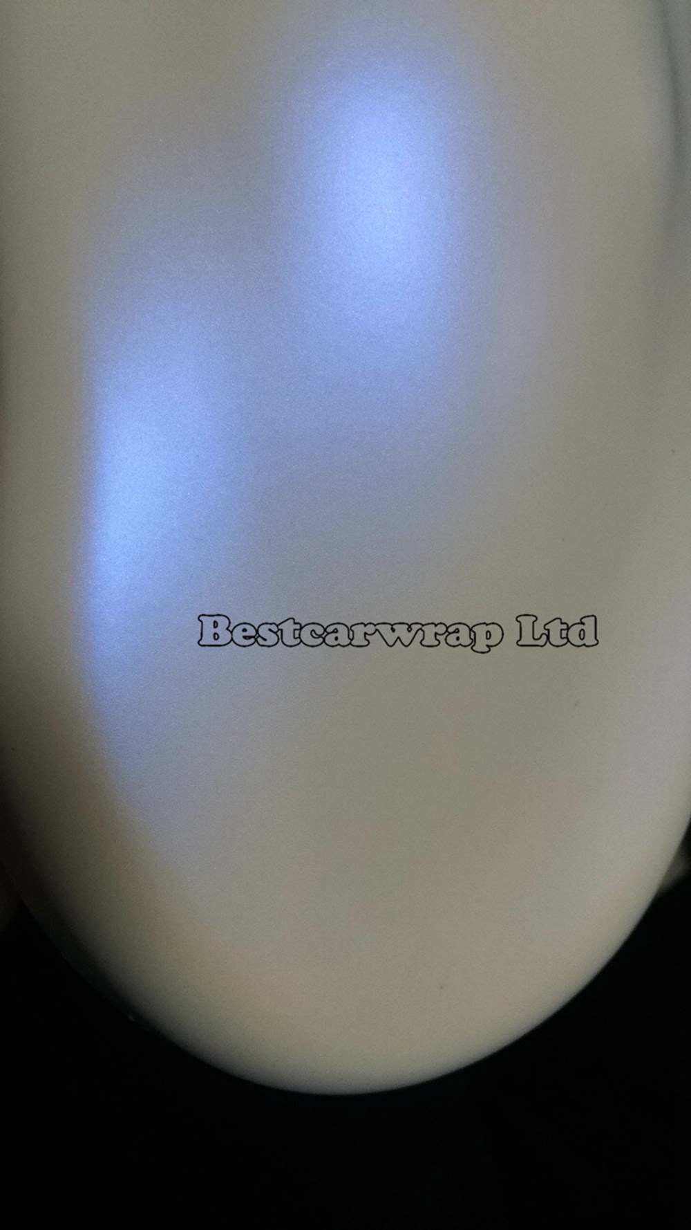 Satin Pearl Matt white Vinyl wrap Pearl Chameleon white-blue Car wrap Film with air release Pearl white Matte Film Size: 1.52*20m/Roll