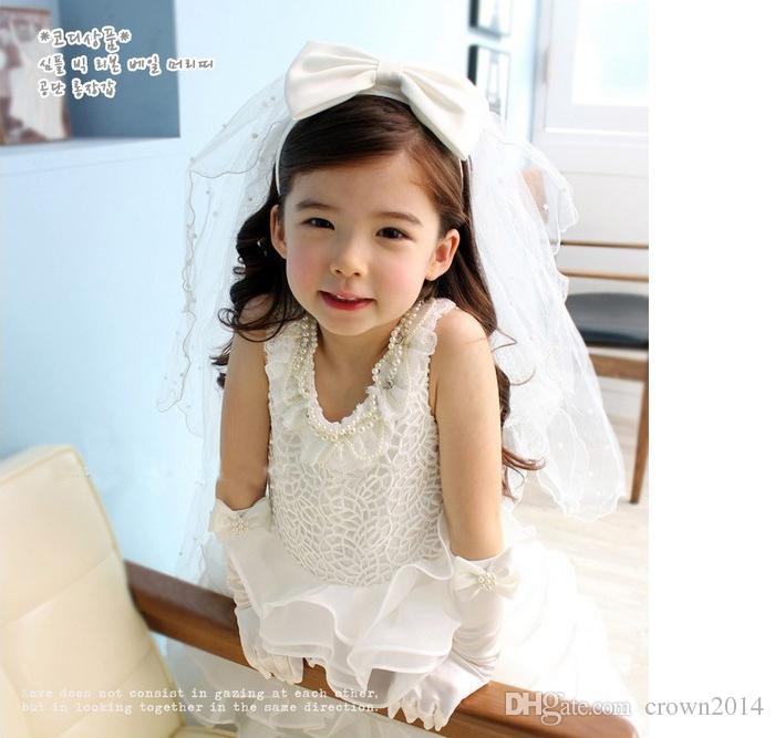 Scoop White Pageant Dresses For Girls Tulle 2022 Flower Girl Dresses Cute Beaded Tiered Floor-Length Princess Tutu Ball Gowns