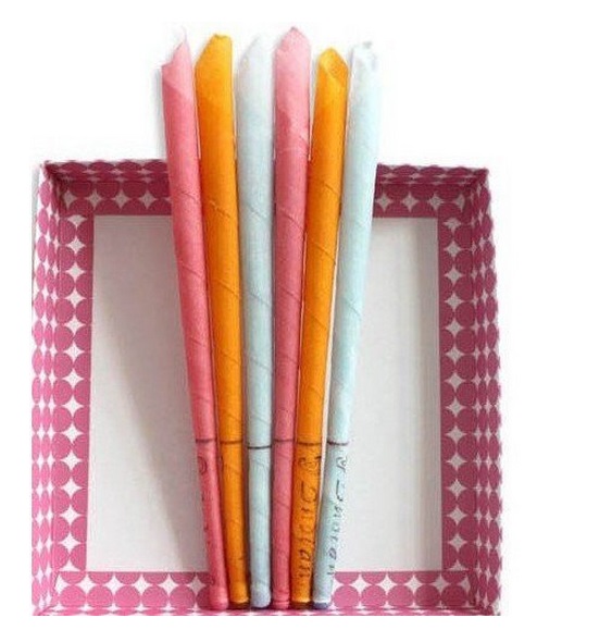 MIX COLORS 100Pcs Indian Ear Candle Aromatherapy Therapy Medical Natural Bee wax Ear Care Natural Bee wax Ear Candles