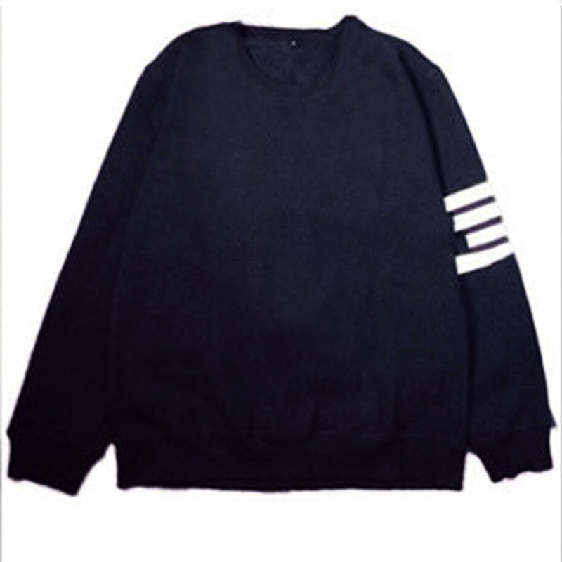 New Arrival 2015 Fashion Womens Spring Autumn Sweatshirts Long Sleeve O Neck Stripe Thin Casual Loose Pullover Tracksuit Tops FG1511