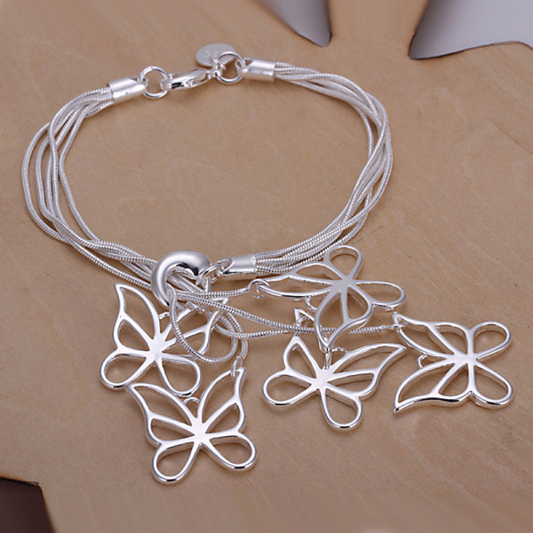 Hot sale best gift 925 silverTai Chi hanging five butterfly Bracelet DFMCH027 sterling silver plated Chain link bracelets high grade
Hot sale best gift 925 silverTai Chi hanging five butterfly Bracelet DFMCH027 sterling silver plated Chain link bracelets high grade