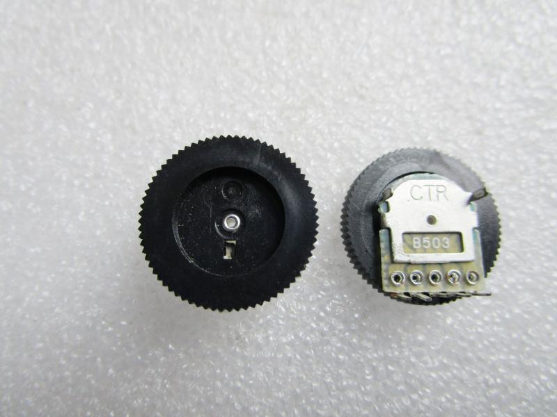 B503 50K 18 * 2.8MM 5 feet double the volume control dial gear turbo potentiometer