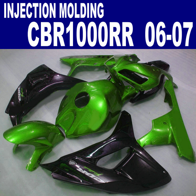 Injection molding ABS full fairing kit for HONDA 2006 2007 CBR1000RR 06 07 bodywork CBR 1000 RR black green fairings set AQ71, Same as the picture shows
Injection molding ABS full fairing kit for HONDA 2006 2007 CBR1000RR 06 07 bodywork CBR 1000 RR black green fairings set AQ71, Same as the picture shows