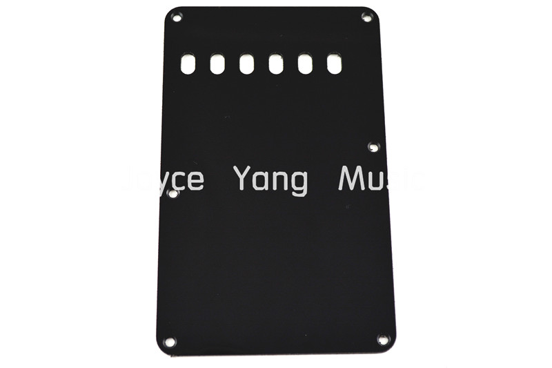Black White 1 PLY Electric Guitar Back Plate Tremolo Cover 6-Hole For Fender Strat Style Electric Guitar Pickguard Free Shipping
Black White 1 PLY Electric Guitar Back Plate Tremolo Cover 6-Hole For Fender Strat Style Electric Guitar Pickguard Free Shipping