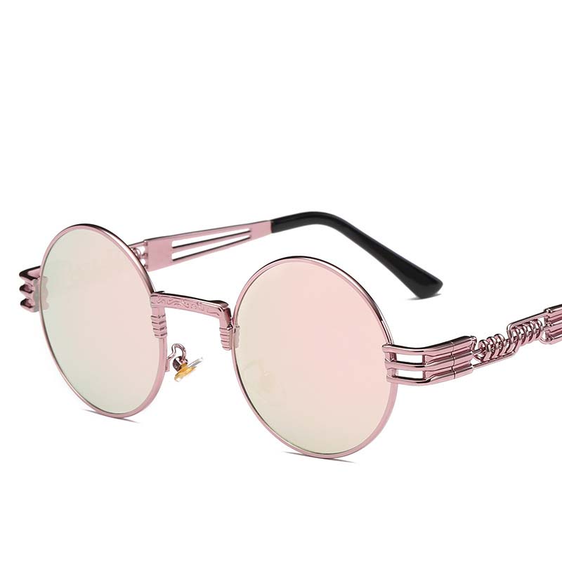 Round sunglasses Gothic Steampunk Sunglasses Men Women Metal WrapEyeglasses Shades Brand Designer Sun glasses Mirror High Quality
Round sunglasses Gothic Steampunk Sunglasses Men Women Metal WrapEyeglasses Shades Brand Designer Sun glasses Mirror High Quality