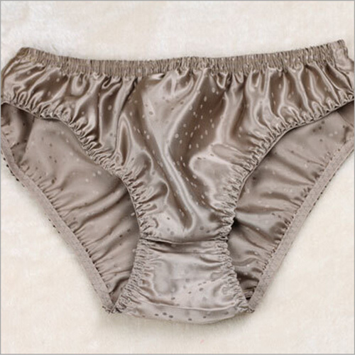 Wholesale-Mens Underwear 100% Mulberry Silk Brief Panties Charmeuse Silk Shorts Thong