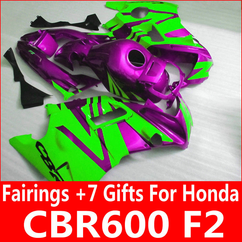 Customize purple green bodykit for Honda fairing parts CBR600 F2 1991 1992 1993 1994 CBR 600 F2 fairings kit 91 92 93 94, Same as picture
Customize purple green bodykit for Honda fairing parts CBR600 F2 1991 1992 1993 1994 CBR 600 F2 fairings kit 91 92 93 94, Same as picture