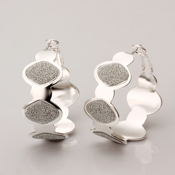 Brand new sterling silver Frosted diamond earrings DFMSE467,women's 925 silver Dangle Chandelier earrings 10 pairs a lot factory direct