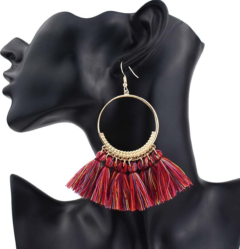 Tassel statement earrings 2019 summer long beaded earrings for women handmade big dangle earing fashion jewelry trendy wholesale
Tassel statement earrings 2019 summer long beaded earrings for women handmade big dangle earing fashion jewelry trendy wholesale