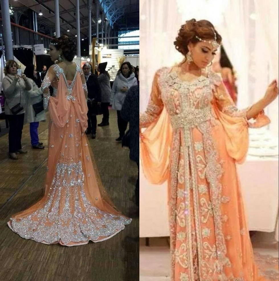 2018 Gorgeous Kaftan Abaya Arabic Evening Dresses Lace Appliques Beads Chiffon Long Prom Gowns Dubai Muslim Formal Wear, Gold
2018 Gorgeous Kaftan Abaya Arabic Evening Dresses Lace Appliques Beads Chiffon Long Prom Gowns Dubai Muslim Formal Wear, Gold