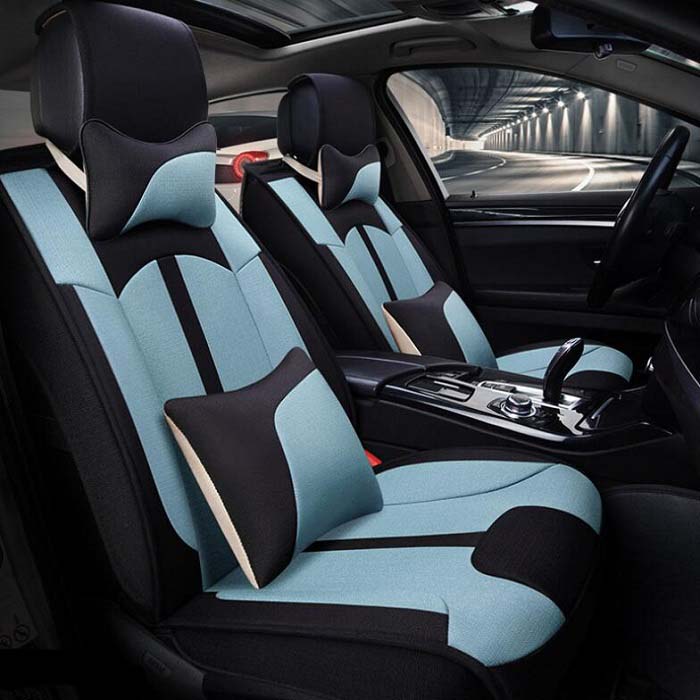 Auto Car Seat Cover full sets Universal Fit 5 seat SUV sedans front/back seat mats automotive Linen fabric Color Blocking
Auto Car Seat Cover full sets Universal Fit 5 seat SUV sedans front/back seat mats automotive Linen fabric Color Blocking