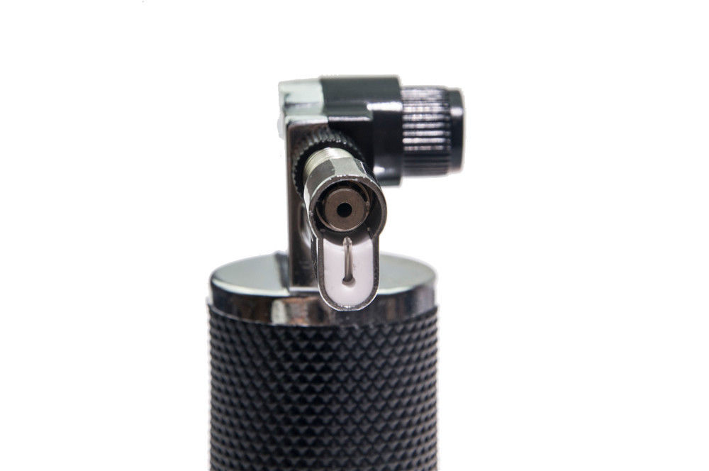 Scorch Cigar 2500F Micro Butane with Windproof Flames, Premium Black 1300c Celsius Jet Torch Lighter W260202